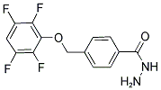 4-(2,3,5,6-TETRAFLUORO-PHENOXYMETHYL)-BENZOIC ACID HYDRAZIDE Struktur