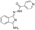 ISONICOTINIC ACID (3-AMINO-ISOINDOL-1-YLIDENE)-HYDRAZIDE Struktur