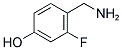 2-FLUORO-4-HYDROXYBENZYLAMINE Struktur