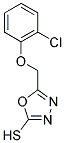 5-(2-CHLORO-PHENOXYMETHYL)-[1,3,4]OXADIAZOLE-2-THIOL Struktur