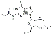 N2-ISOBUTYRYL-2'-(2-METHOXYETHYL) GUANOSINE Struktur