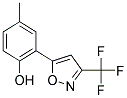 4-METHYL-2-[3-(TRIFLUOROMETHYL)ISOXAZOL-5-YL]PHENOL Struktur