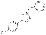 1-BENZYL-4-(4-CHLOROPHENYL)-1H-PYRAZOLE Struktur