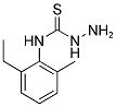 N-(2-ETHYL-6-METHYLPHENYL)HYDRAZINECARBOTHIOAMIDE Struktur