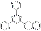 2-(6-PYRIDIN-2-YL-2-PYRIDIN-3-YLPYRIMIDIN-4-YL)-1,2,3,4-TETRAHYDROISOQUINOLINE Struktur