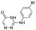 3-(4-BROMO-PHENYLAMINO)-4H-[1,2,4]TRIAZIN-5-ONE Struktur