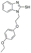 1-[2-(4-ETHOXYPHENOXY)ETHYL]-1H-BENZIMIDAZOLE-2-THIOL Struktur