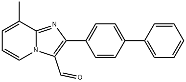 2-BIPHENYL-4-YL-8-METHYL-IMIDAZO[1,2-A]PYRIDINE-3-CARBALDEHYDE Struktur