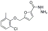 5-(2-CHLORO-6-METHYL-PHENOXYMETHYL)-FURAN-2-CARBOXYLIC ACID HYDRAZIDE Struktur