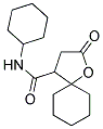 N-CYCLOHEXYL-2-OXO-1-OXASPIRO[4.5]DECANE-4-CARBOXAMIDE Struktur