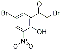 2-BROMO-1-(5-BROMO-2-HYDROXY-3-NITROPHENYL)ETHANONE Struktur