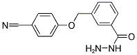 3-(4-CYANO-PHENOXYMETHYL)-BENZOIC ACID HYDRAZIDE Struktur