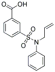 3-(ALLYL-PHENYL-SULFAMOYL)-BENZOIC ACID Struktur