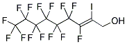 2-IODO-1H,1H,2H-PERFLUORONON-2-EN-1-OL Struktur