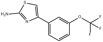 4-(3-TRIFLUOROMETHOXY-PHENYL)-THIAZOL-2-YLAMINE Struktur