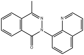 4-METHYL-2-(8-QUINOLINYL)-1(2H)-PHTHALAZINONE Struktur