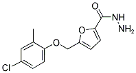 5-(4-CHLORO-2-METHYL-PHENOXYMETHYL)-FURAN-2-CARBOXYLIC ACID HYDRAZIDE Struktur