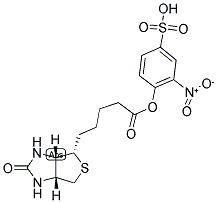 (+)-BIOTIN 2-NITRO-4-SULFOPHENYL ESTER Struktur