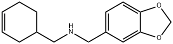 BENZO[1,3]DIOXOL-5-YLMETHYL-CYCLOHEX-3-ENYL-METHYL-AMINE Struktur