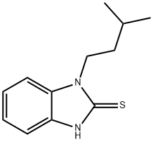 1-(3-METHYL-BUTYL)-1H-BENZOIMIDAZOLE-2-THIOL Struktur