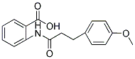 2-[[3-(4-METHOXYPHENYL)PROPANOYL]AMINO]BENZOIC ACID Struktur