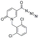 1-(2,6-DICHLOROBENZYL)-2-PYRIDONE-5-CARBOXAZIDE Struktur