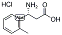 (R)-3-AMINO-3-(2-METHYL-PHENYL)-PROPANOIC ACID HYDROCHLORIDE Struktur