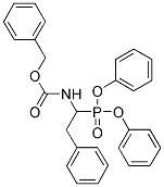 (R,S)-Z-1-AMINO-2-PHENYLETHYL-PHOSPHONIC ACID DIPHENYL ESTER Struktur