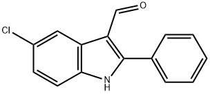 5-CHLORO-2-PHENYL-1H-INDOLE-3-CARBALDEHYDE Struktur