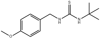 N-(TERT-BUTYL)-N'-(4-METHOXYBENZYL)THIOUREA Struktur