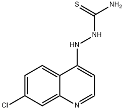 2-(7-CHLORO-4-QUINOLINYL)-1-HYDRAZINECARBOTHIOAMIDE Struktur