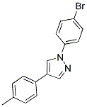 1-(4-BROMOPHENYL)-4-(4-METHYLPHENYL)-1H-PYRAZOLE Struktur