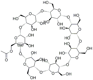 ACETYL-BETA-CYCLODEXTRIN Struktur