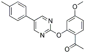 1-(4-METHOXY-2-([5-(4-METHYLPHENYL)PYRIMIDIN-2-YL]OXY)PHENYL)ETHANONE Struktur