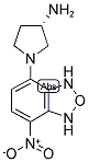 (S)-(+)-1-(7-NITRO-4-BENZOFURAZANYL)-3-PYRROLIDINAMINE Struktur