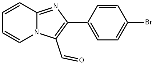 2-(4-BROMO-PHENYL)-IMIDAZO[1,2-A]PYRIDINE-3-CARBOXALDEHYDE Struktur