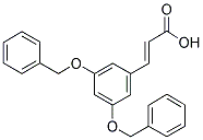 3,5-DIBENZYLOXYCINNAMIC ACID Struktur