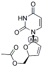 5'-O-ACETYL-2',3'-DIDEHYDRO-2',3'-DIDEOXYURIDINE Struktur