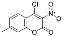 4-CHLORO-7-METHYL-3-NITROCOUMARIN Struktur