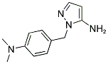 1-[4-(DIMETHYLAMINO)BENZYL]-1H-PYRAZOL-5-AMINE Struktur