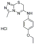 N-(4-ETHOXYPHENYL)-3-METHYL-7H-[1,2,4]TRIAZOLO[3,4-B][1,3,4]THIADIAZIN-6-AMINE HYDROCHLORIDE Struktur