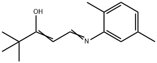 1-[(2,5-DIMETHYLPHENYL)IMINO]-4,4-DIMETHYL-2-PENTEN-3-OL Struktur