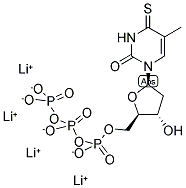 4-THIOTHYMIDINE-5'-TRIPHOSPHATE LITHIUM SALT Struktur