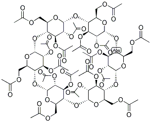 HEXAKIS(2,3,6-TRI-O-ACETYL)-ALPHA-CYCLODEXTRIN Struktur