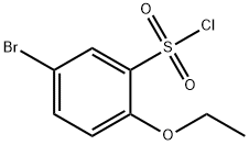 5-BROMO-2-ETHOXY-BENZENESULFONYL CHLORIDE Structure