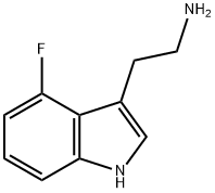 3-(2-AMINOETHYL)-4-FLUOROINDOLE Struktur