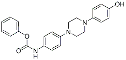 1-(4-HYDROXYPHENYL)-4-(4-PHENOXYCARBONYLAMINOPHENYL) PIPERAZINE Struktur