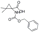 CBZ-1-AMINO-2,2-DIMETHYLCYCLOPROPANECARBOXYLIC ACID Struktur