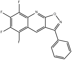 5,6,7,8-TETRAFLUORO-3-PHENYLISOXAZOLO[5,4-B]QUINOLINE Struktur