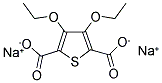 3,4-DIHYDROXY-THIOPHENE-2,5-DICARBOXYLIC ACID DIETHYL ETHER, DISODIUM SALT Struktur